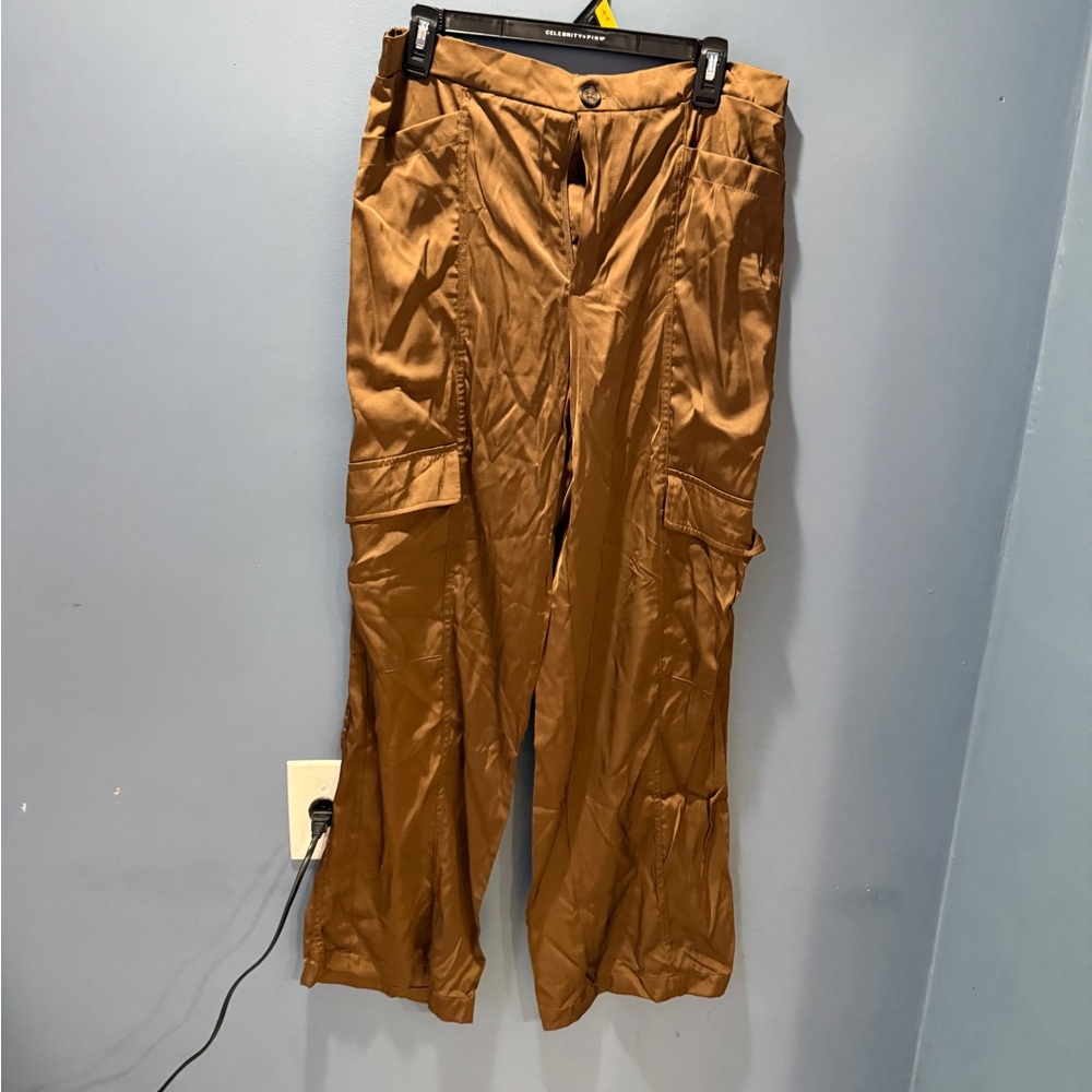 Sofia by Sofia Vergara Brown Wide Leg Pants